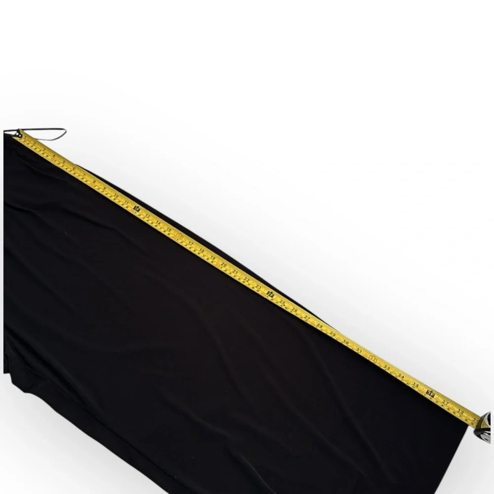 VINCE CAMUTO Faux Wrap Wide-Leg Jersey Jumpsuit, XL, Black - Picture 13 of 16